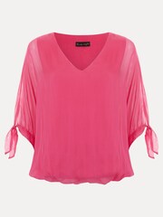 Phase Eight Pink Madison Silk Blouse - Image 6 of 6