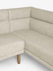 Chunky Weave Mid Natural Hayford Dining Table and Corner Bench Set - Image 10 of 10