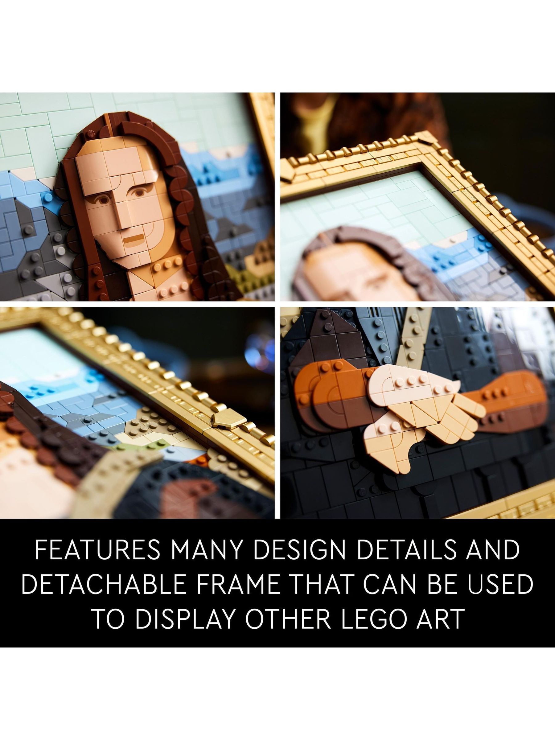 Buy Lego Art Mona Lisa Building Set for Adults 31213 from the Next
