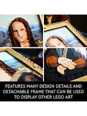 Lego Art Mona Lisa Building Set for Adults 31213 - Bild 5 von 8
