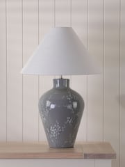 Laura Ashley Grey Pussywillow Table Lamp - Image 2 of 4