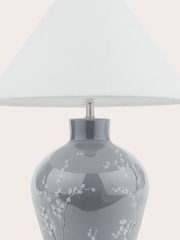 Laura Ashley Grey Pussywillow Table Lamp - Image 3 of 4