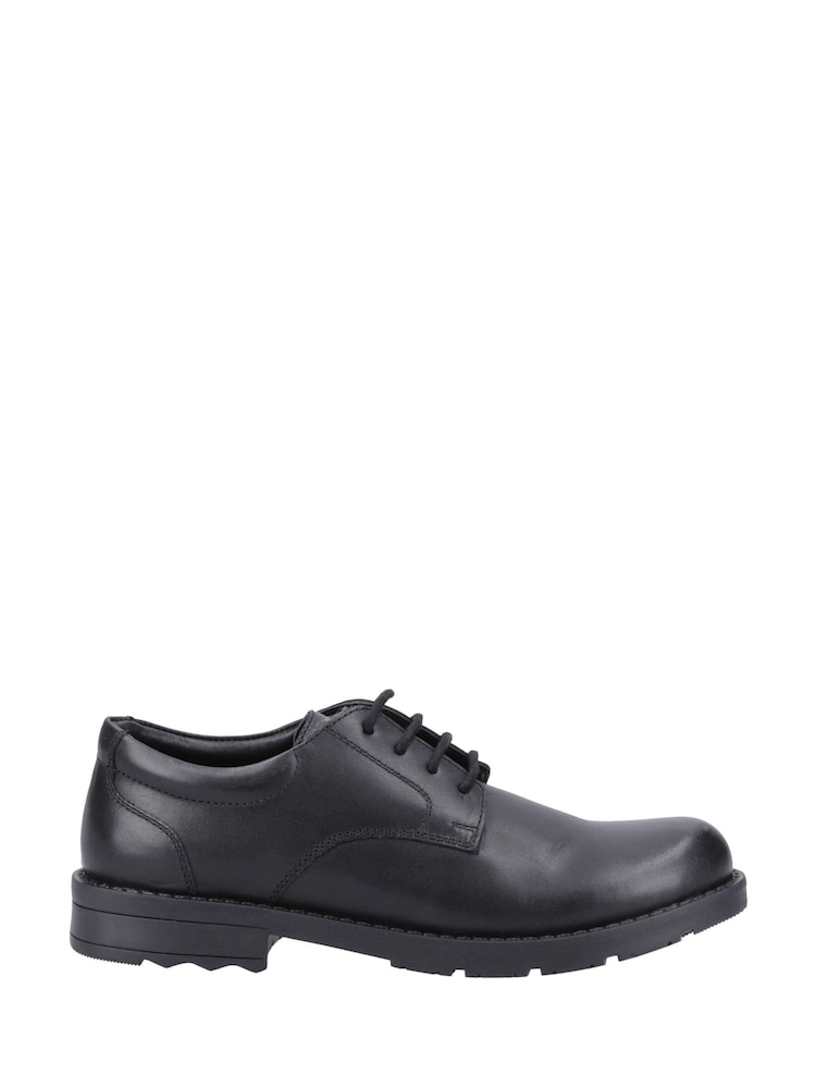 Hush Puppies Senior Bruno Black Shoes - Image 1 of 4