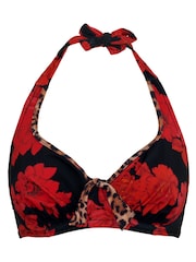 Pour Moi Animal Non Padded Underwired Print St Lucia Bikini Top - Image 3 of 4