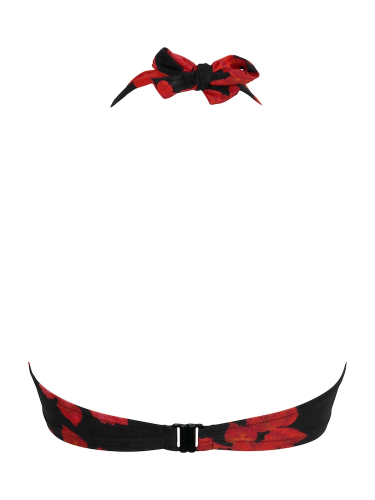 Pour Moi Animal Non Padded Underwired Print St Lucia Bikini Top - Image 4 of 4