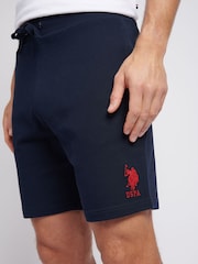 U.S. Polo Assn. Blue Chrome Mens Classic Fit 100% Cotton Player 3 Sweat Shorts - Image 2 of 9
