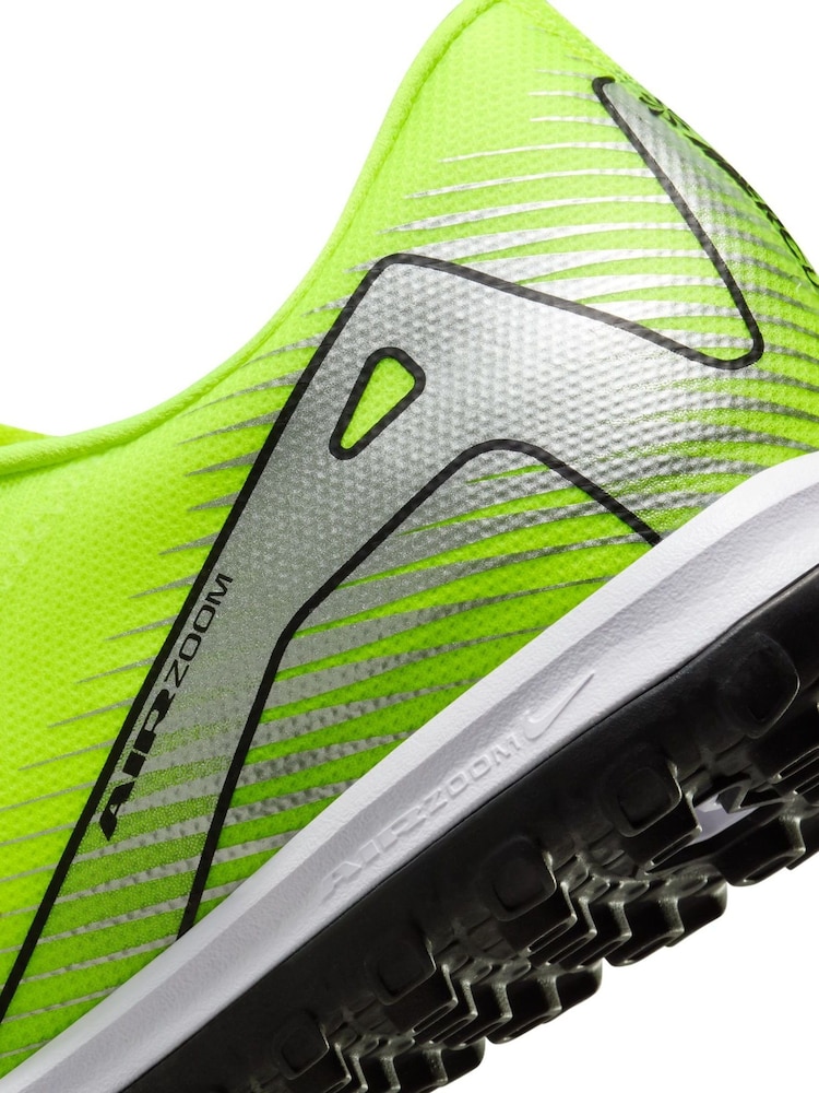 Nike Volt/Black Adults Zoom Mercurial Vapor 16 Academy Turf Football Boots - Image 8 of 8