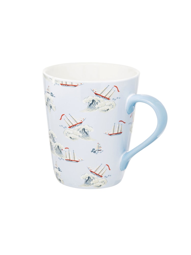 Cath Kidston Set of 4 Blue Stanley Mugs - Image 4 of 4