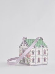 Cath Kidston Cream Doll House Cross-Body 100% Cotton Bag - Image 3 of 6