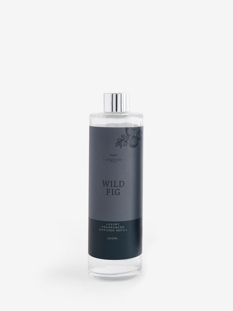 Country Luxe Wild Fig 200ml Fragranced Reed Diffuser Refill - Image 2 of 2