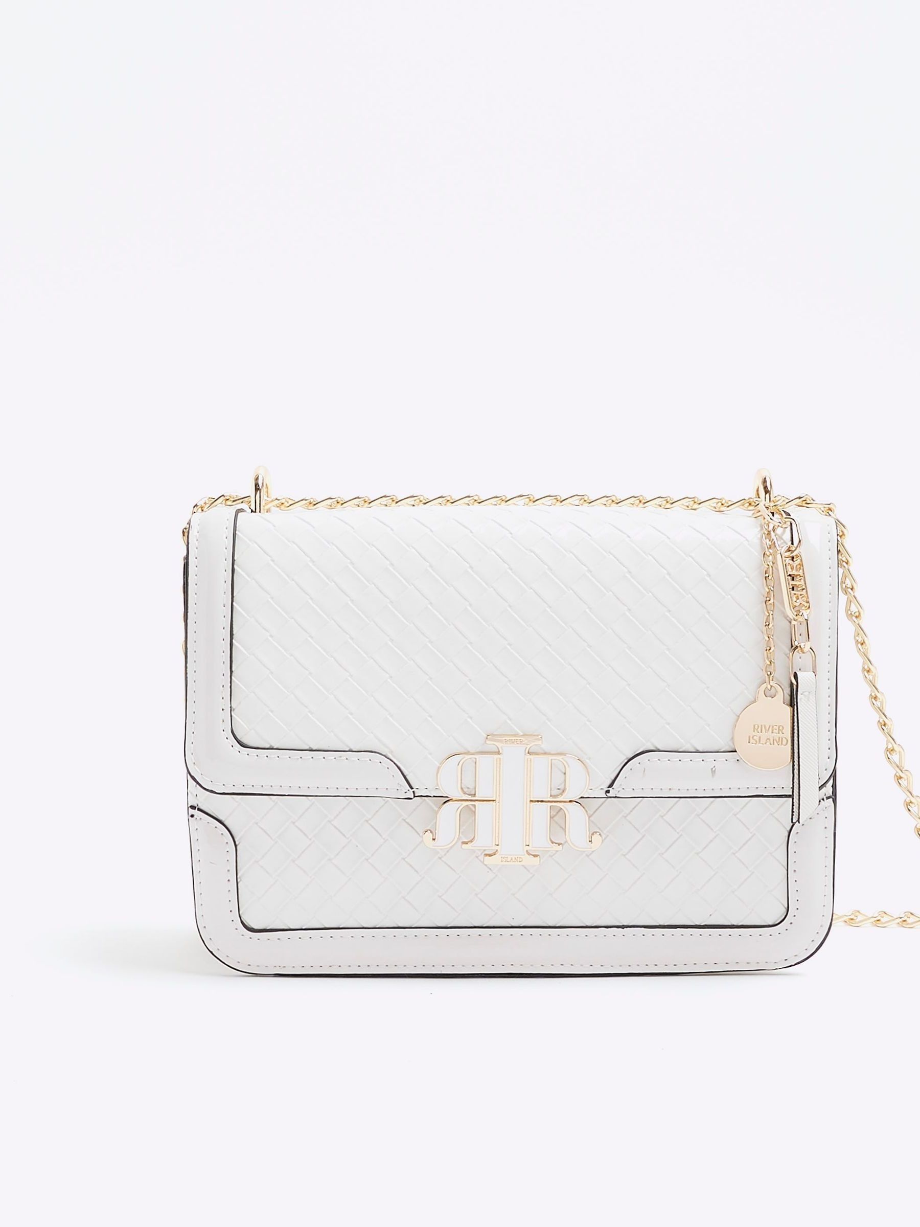 Ri embossed underarm satchel bag outlet