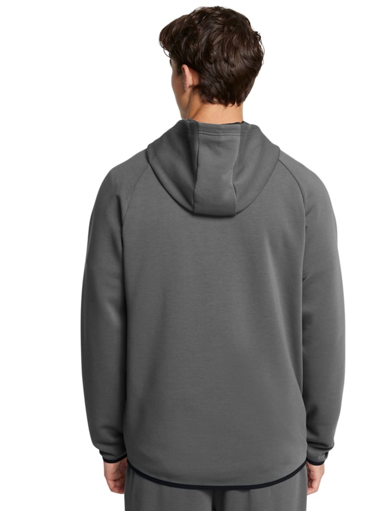 Cinza - Moletom com capuz e zíper completo Under Armour Unstoppable Hoodie - Imagem 2 de 4
