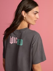 Black Wicked Card Graphic 100% Cotton T-Shirt - Image 4 of 4