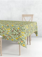 William Morris Gallery Fruit 100% Cotton Wipe Clean Table Cloth - Image 1 of 2