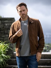 Lakeland Leather Brown Hayton Suede Jacket - Image 1 of 9