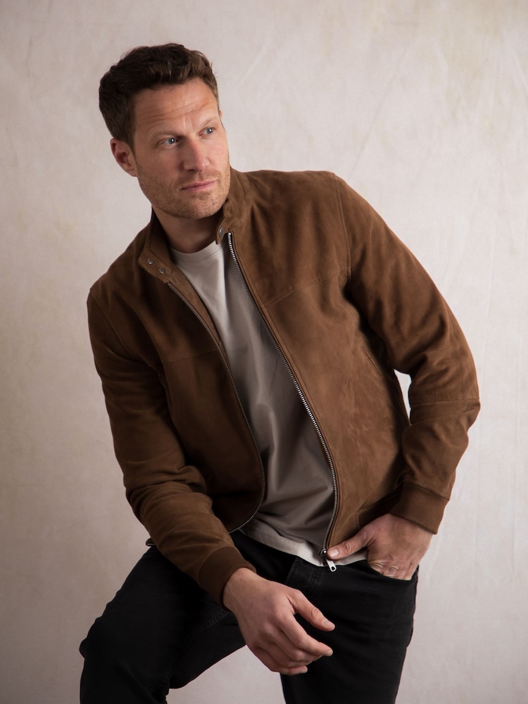 Lakeland Leather Brown Hayton Suede Jacket - Image 2 of 9