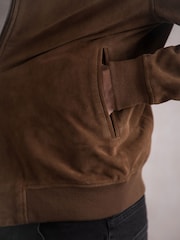 Lakeland Leather Brown Hayton Suede Jacket - Image 6 of 9