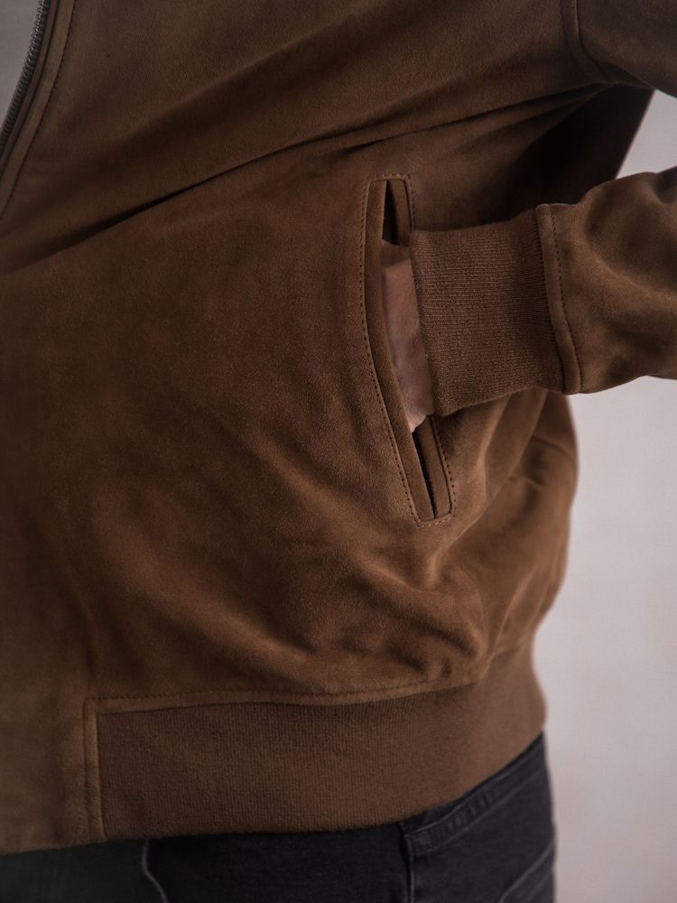 Lakeland Leather Brown Hayton Suede Jacket - Image 6 of 9