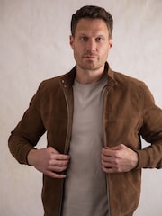 Lakeland Leather Brown Hayton Suede Jacket - Image 7 of 9