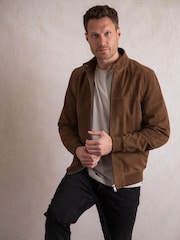 Lakeland Leather Brown Hayton Suede Jacket - Image 8 of 9