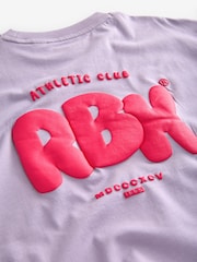 Reebok Girls Oversized Cropped 100% Cotton Graphic T-Shirt - Image 7 of 8