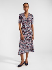 Hobbs Blue Petite Petite Anela Dress - Image 3 of 4