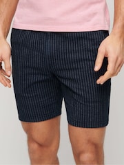 Superdry Blue Indigo Bermuda Shorts - Image 1 of 7