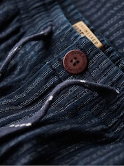 Superdry Blue Indigo Bermuda Shorts - Image 7 of 7