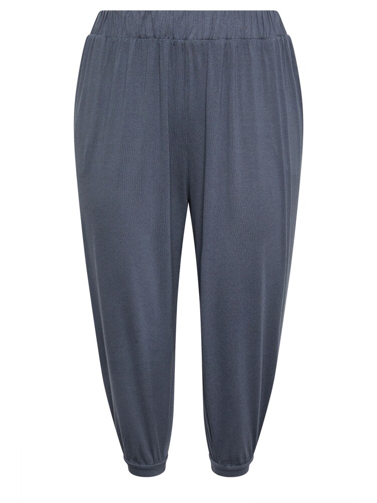 Yours Curve Grey Harem Trousers - Image 5 of 5