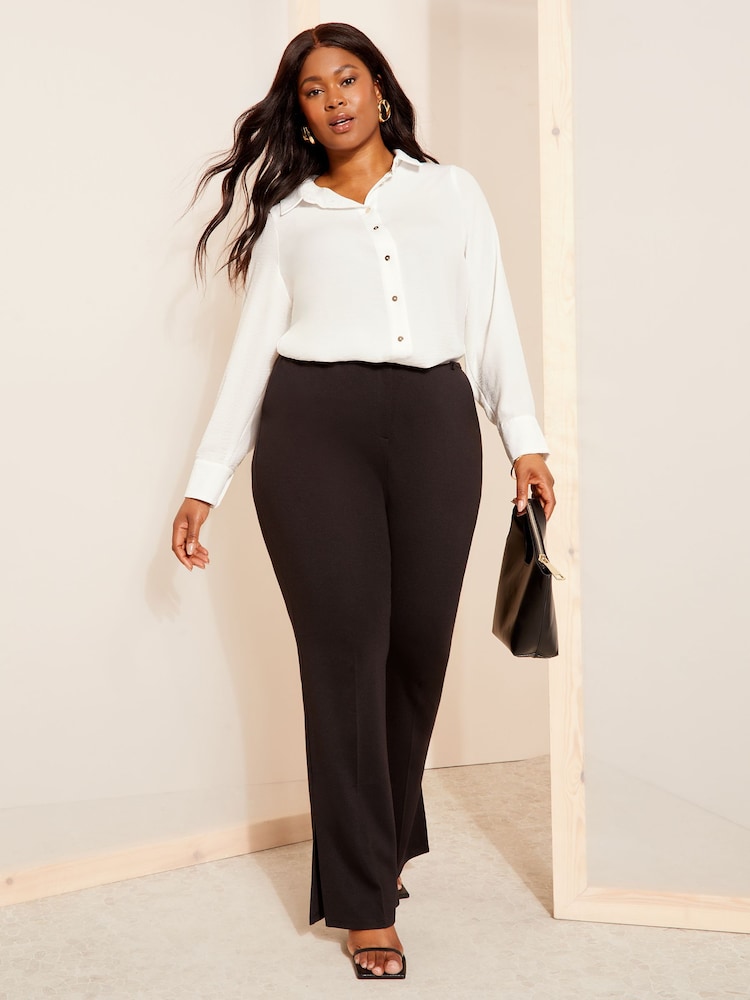 Curves Like These White Long Sleeve Relaxed Shirt - Image 3 of 4