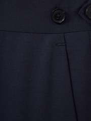 Reiss Bright Blue Destiny Wool Side Adjuster Slim Fit Trousers - Image 6 of 6