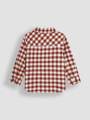 JoJo Maman Bébé Rust Gingham Shirt - Image 2 of 3