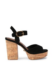 Kurt Geiger London Mayfair Cork Wedge Sandals - Image 2 of 5