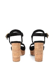 Kurt Geiger London Mayfair Cork Wedge Sandals - Image 4 of 5