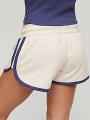 SUPERDRY Nude SUPERDRY Essential Logo Racer Shorts - Image 2 of 6