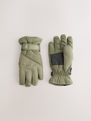 Khaki Green Ski Gloves (3-16yrs) - Image 1 of 1