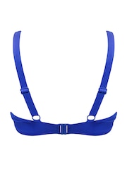 Pour Moi Blue Non Padded Underwired Samoa Bikini Top - Image 4 of 4