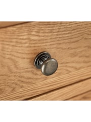 Julian Bowen Brown Marlborough 1 Drawer Bedside Table - Image 2 of 3
