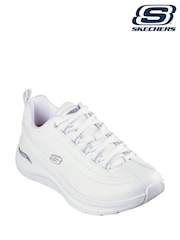 Skechers White Arch Fit 2.0 Star Bound Trainers - Image 6 of 6