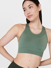 Sweaty Betty Cool Forest Green Stamina Sports Bra - Image 1 of 7