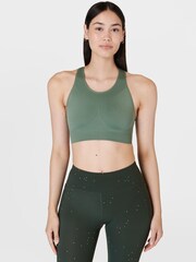 Sweaty Betty Cool Forest Green Stamina Sports Bra - Image 2 of 7