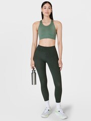 Sweaty Betty Cool Forest Green Stamina Sports Bra - Image 4 of 7