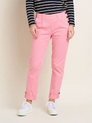 Brakeburn Pink Button Side Trousers - Image 1 of 4