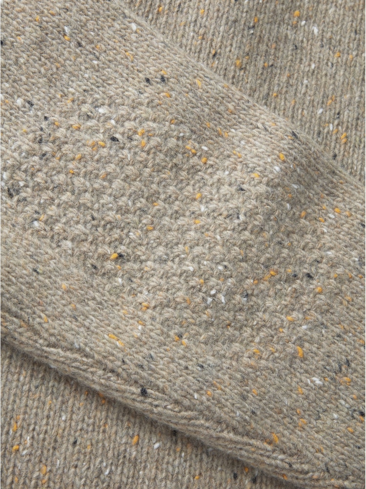 Aubin Brancaster Donegal Brown Wool Roll Neck - Изображение 8 из 8