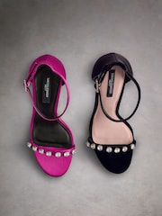Pink Tabitha Simmons Katie Jewelled Sandals - Image 18 of 18