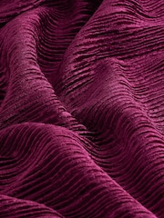 Burgundy Red Long Sleeve Velvet Maxi Dress - Image 7 of 9