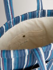 Seasalt Cornwall Blue 100% Cotton Singing Water Bag - Image 6 of 7