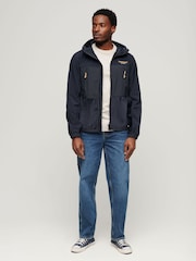 Superdry Blue Hooded Hybrid Trekker Jacket - Image 2 of 4