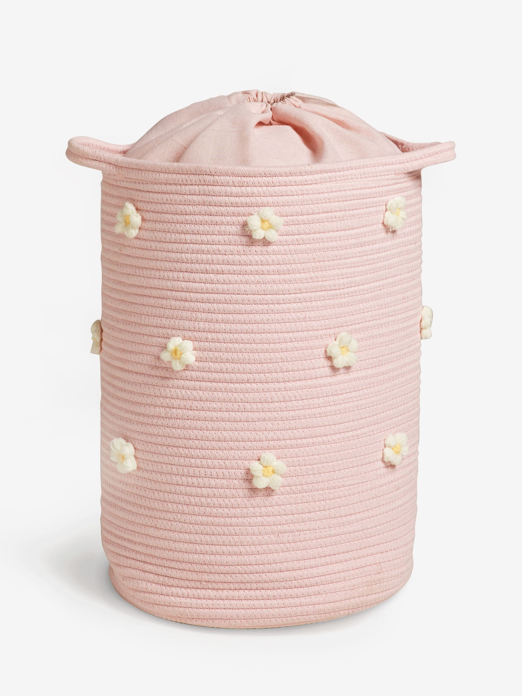 Buy Pink Daisy Bag Laundry Basket from Next Singapore