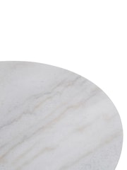 Maison by Premier White Round Marble Lazy Susan - Image 6 of 6